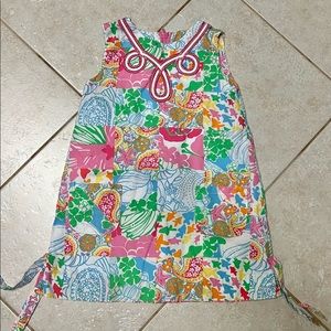 Cute Lily Pulitzer Toddler Girl Patchwork Dress size 3T